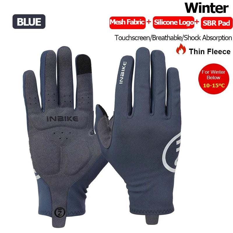 Gants de cyclisme thermique automne et hiver